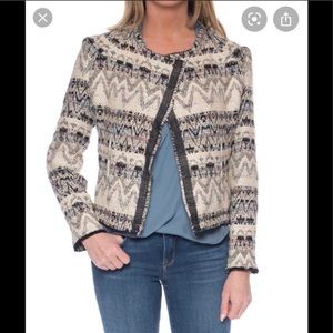 IRO “Kroe” printed tapestry jacket, size 40